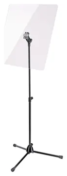 K&M 11903 -55 Schutzscheibe mit Stativ, schwarz