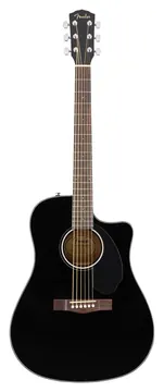 Fender Eletroacústico CD60SCE Dreadnought Black 0970113006