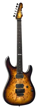 ESP SN-2 E-II Bukeye Burl Nebula Black Burst