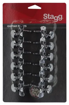 Stagg Mechanik für 12-String Folkgitarre 6L/ 6R, chrom