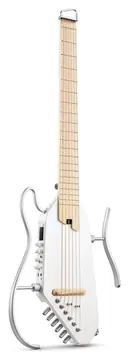 Donner HUSH™ I PRO Acoustic-Electric Travel Guitar - WHITE