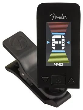 Fender Original Tuner Daphne Blue Accordatore sensore vibrazione e display LCD
