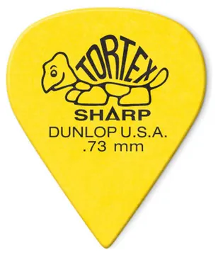 Dunlop Tortex Plektren Sharp 0,73 mm