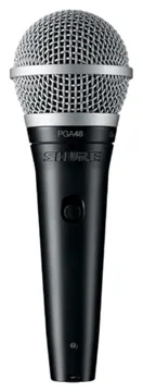 Shure Microfone de Mão com Fio Shure PGA48-LC Dinâmico Cardioide