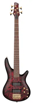 Ibanez Baixo Ibanez SR305EDX WZM Wine Red Frozen Matte 5 Cordas
