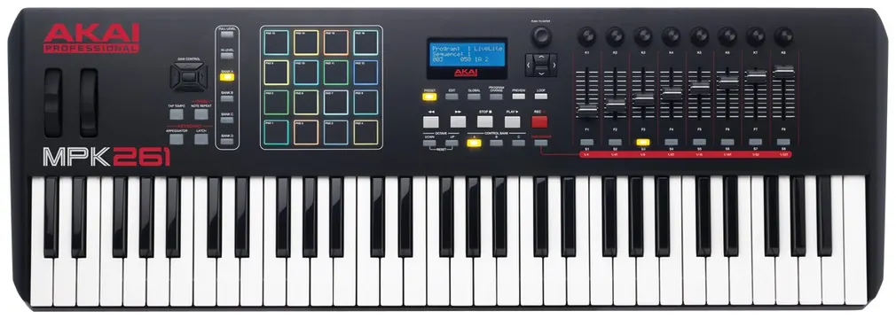 Akai MPK261 USB MIDI 61 16 pads