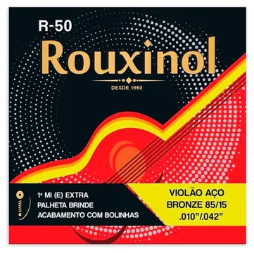 Jogo de Cordas Rouxinol R50 Aço Inox Bola