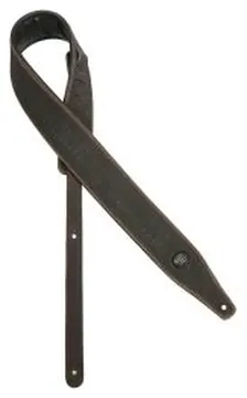 Gaucho Top Quality Suede Guitar Strap - Dark Brown GST-663-DBR