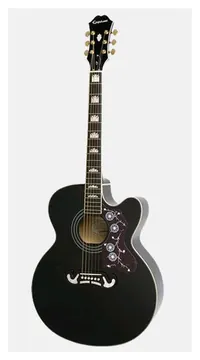 Epiphone Ej-200Ce Studio Jumbo Black