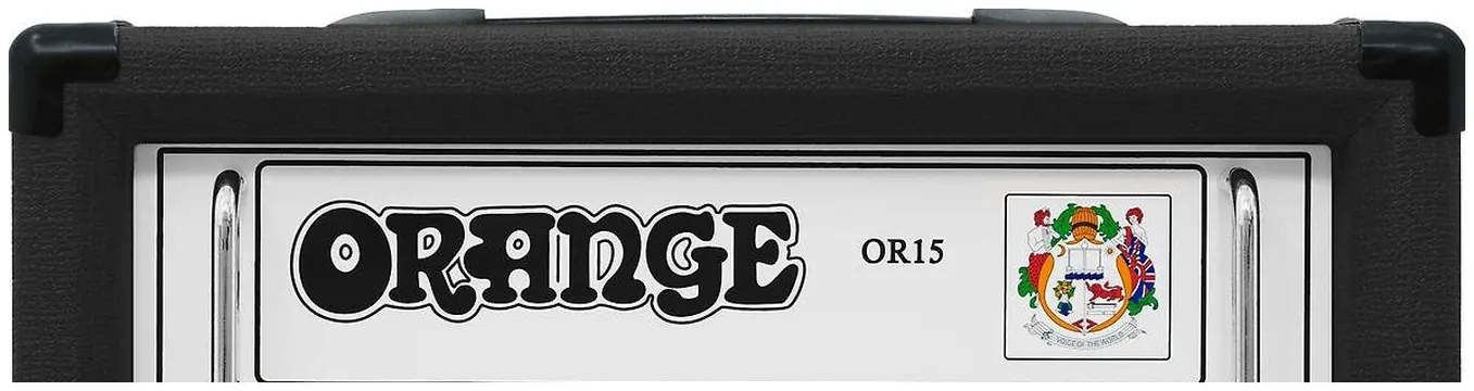 Orange OR15H-BK Head 15Watt Class-AB Vollröhren-Gitarrenverstärker schwarz