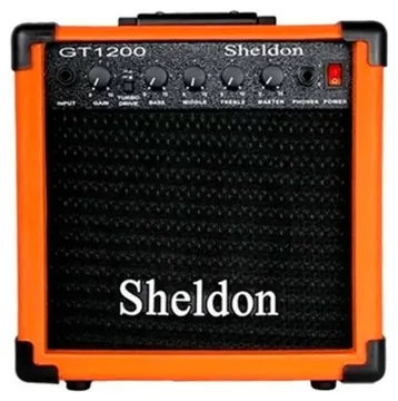 Sheldon Amplificador de Guitarra Sheldon GT1200 Laranja