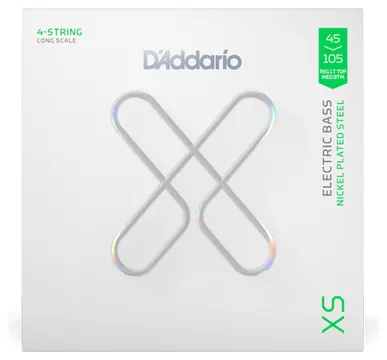 D'Addario 45-105 Regular Light Top/Medium Bottom Long Scale XS Nickel Bass Strings