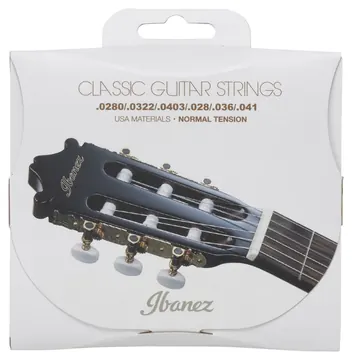 Ibanez Saiten Konzertgitarre Clear Nylon & Silver plated ICLS6NT