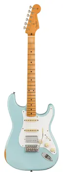 Fender LIMITED EDITION VINTERA ROAD WORN® '50S STRATOCASTER®, Sonic Blue