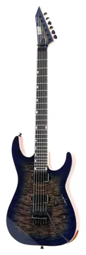 ESP M-II DX USA FR Geflammter Ahorn Blue Moon EMG