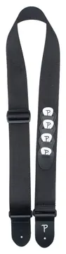 Perris Correia Perrís 7114 Nylon Preta Com Porta Palhetas