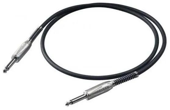 Proel BULK100LU6 Cavo Audio Professionale Jack Mono 6.3mm a Jack Mono 6.3mm 6mt.