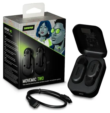 Shure MoveMic Two Lavalier Funk-Ansteckmikrofon 2er-Set