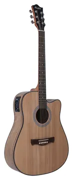Memphis by Tagima MD-30 EQ NTS Memphis Series Folk de Aço Natural Satin C/ Afinador