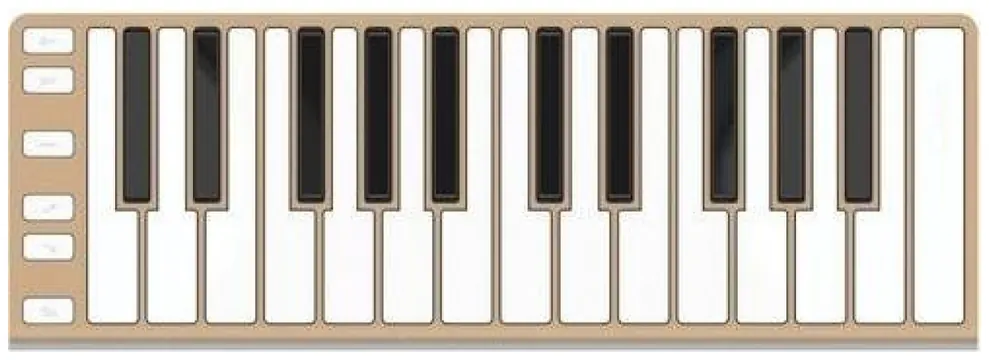 CME X-Key Apple Gold USB Controller Keyboard
