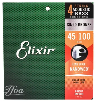 Elixir 14502 Acoustic Bass Strings