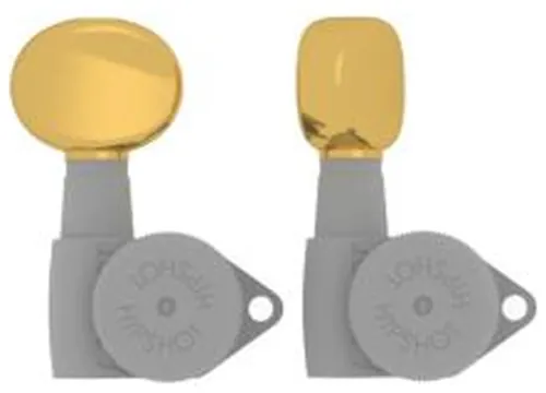 Hipshot Butter Bean Guitar Tuner Button, HS6B1BTRG