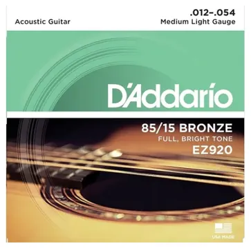 D-addario Encordoamento Dario Violão Aço Ez920 Medium Light 012 (3650)