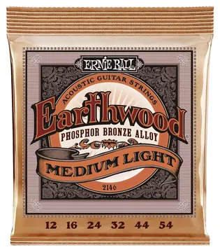 Ernie Ball Encordoamento Earthwood Aço Phosphor Bronze para Violão