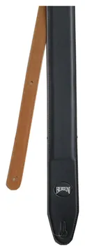 Bergen PLGS-50-BK Gitarrengurt Kunstleder Schwarz