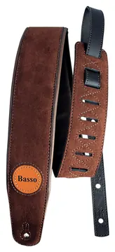 Basso Correia Alça Para Instrumento Basso CLA-04 Suede Marrom