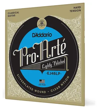 DAddario EJ46LP Pro Arte Hard Tension E1-E6 Classic Guitar Strings. Saiten für Konzertgitarre