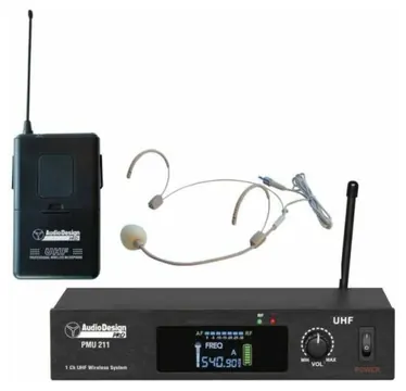 Audiodesign Pmu211BP 2 Body Pack con Microfono ad Archetto