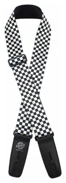 DAndrea LIS PP S62 Lock-It Strap 2 Polyester Gitarrengurt (51mm), Checkerboard