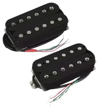 Ronsani Par de Captadores Humbucker em Alnico Ronsani Preto