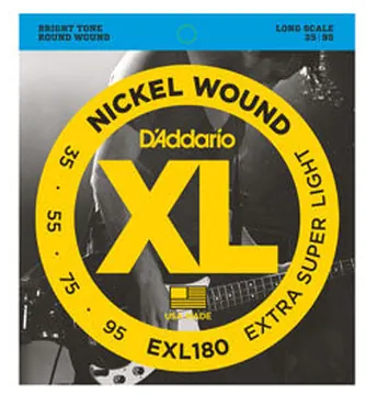 D'Addario EXL180 Bass Extra Super Soft/Long String Set