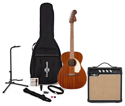 Fender California Standard Monterey Electroacoustic with Accessory Pack, Build Your Own Bundle