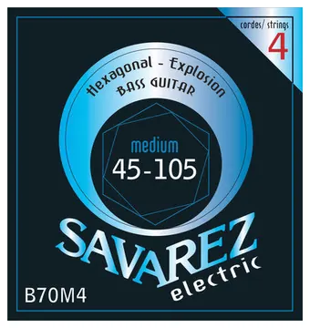 Savarez E-Bass Hexagonal Explosion 4-str. Medium 682.325