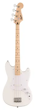 Squier Sonic Bronco MN Arctic White Elektrische Basgitaar