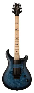 PRS DW CE 24 Dustie Signature Floyd Waring Faded Blue Smokeburst con Funda