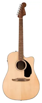 Fender california standard redondo natural chitarra acustica elettrificata