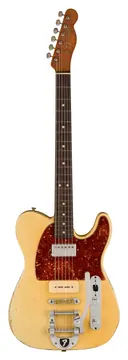 Fender Custom Shop Custom '63 Telecaster Journeyman Relic Masterbuilt By Dale Wilson Aged Olympic White