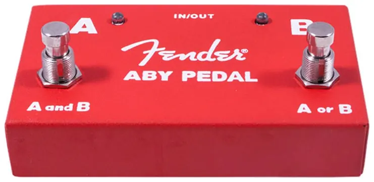 Fender 2 ABY Switch Pedaal Passief