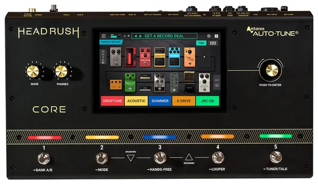 Head Rush Pedaleira HeadRush Core Multi-Efeitos Guitarra