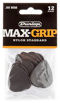 Dunlop Nylon Max-Grip Picks .88mm - Set Of 12
