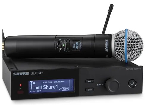 Shure SLXD24+ Beta58-G65=470-606 MHz