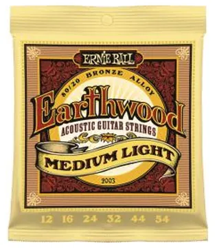 Corde Ernie Ball 2003 per chit.acust. medium light set compl