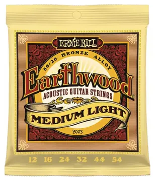 Ernie Ball Ernie Bal 2003 Medium Light Bronze 12-54