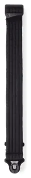 D'Addario Gitarrengurt, Nylongewebe, Auto Lock, Black Padded Stripes