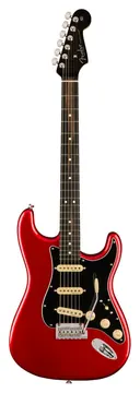 Fender Limited Edition American Professional II Stratocaster Ebony Fingerboard with Black Headstock Candy Apple Red