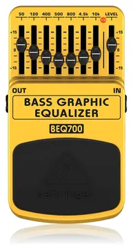 Behringer Pedal Equalizador Multi-efeito Contrabaixo Behringer BEQ700